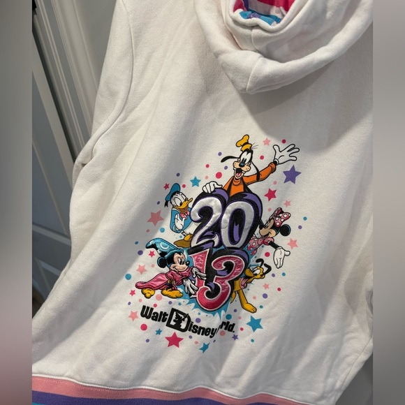 EUC- DISNEY PARKS 2013 Zip up Sweater - Picture 10 of 11